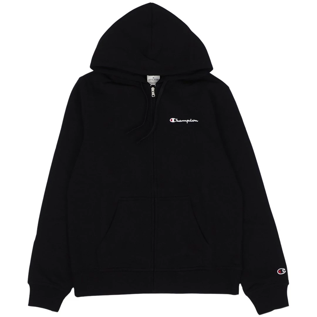 Vīriešu Champion Full Zip Hoodie Melns