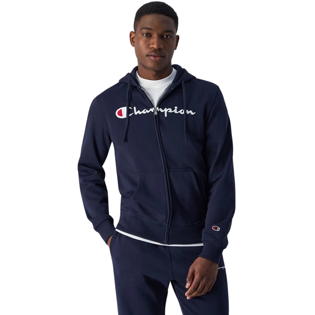 Vīriešu Champion Full Zip kapuce Navy