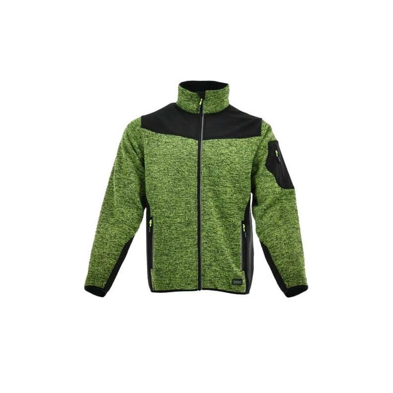 Vīriešu adītais cardigan ar rāvējslēdzēju un