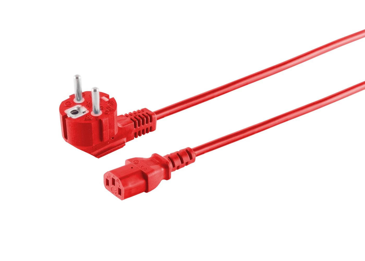 MicroConnect barošanas kabelis Schuko leņķiskais uz