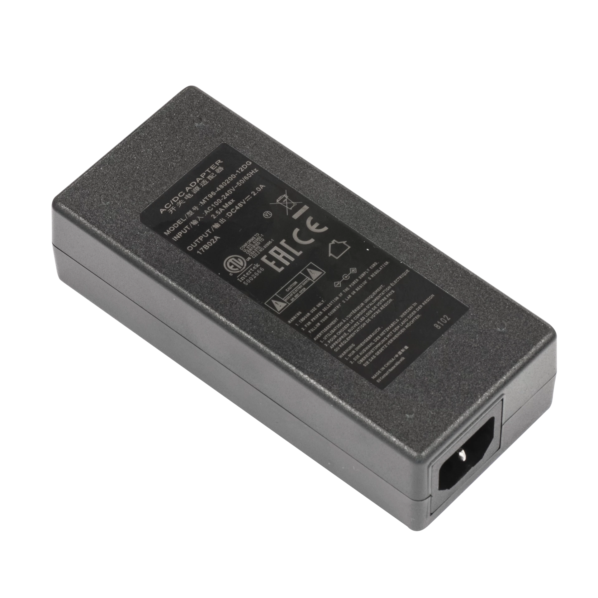 MikroTik 48V 2A 96W Barošanas bloks