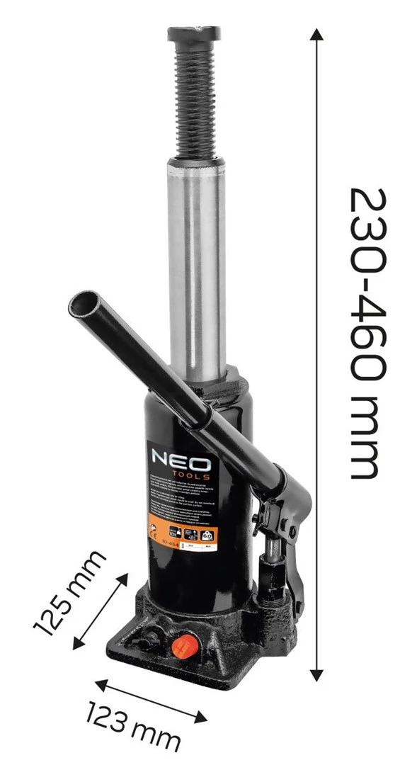 NEO TOOLS 10 tonnu hidrauliskais statņa