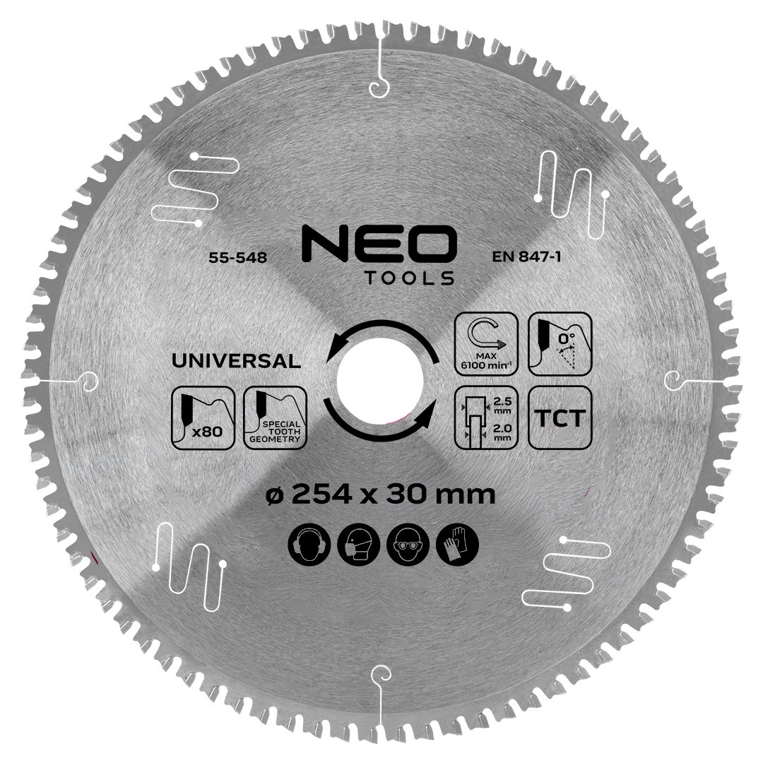 NEO TOOLS 55-548 TCT ripzāģa disks