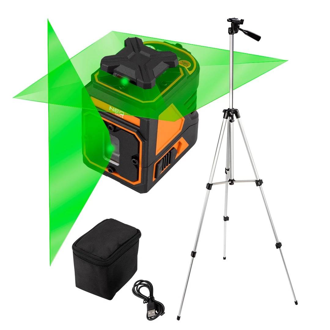 NEO TOOLS 75-160 30m 5-Līniju sarkanais