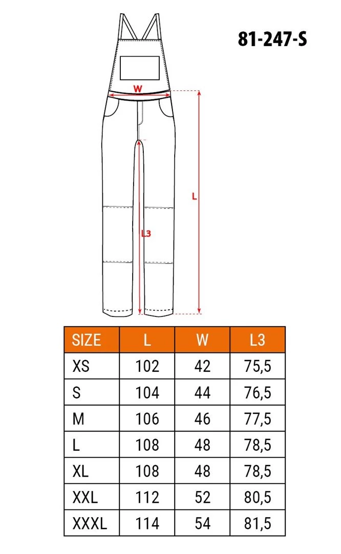 NEO TOOLS 81-247-S Darba šorti, S