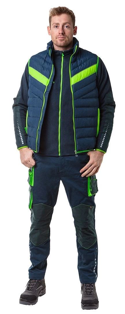 NEO TOOLS 81-534-XXL darba bikses, pelēkas/melnas