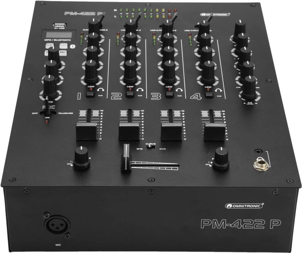 OMNITRONIC PM-422P 4 kanālu DJ mikseris