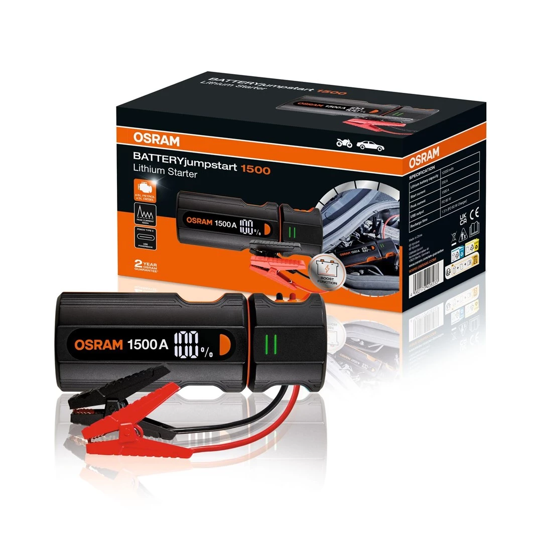 Osram Battery Jumpstart 1500 12V Jump