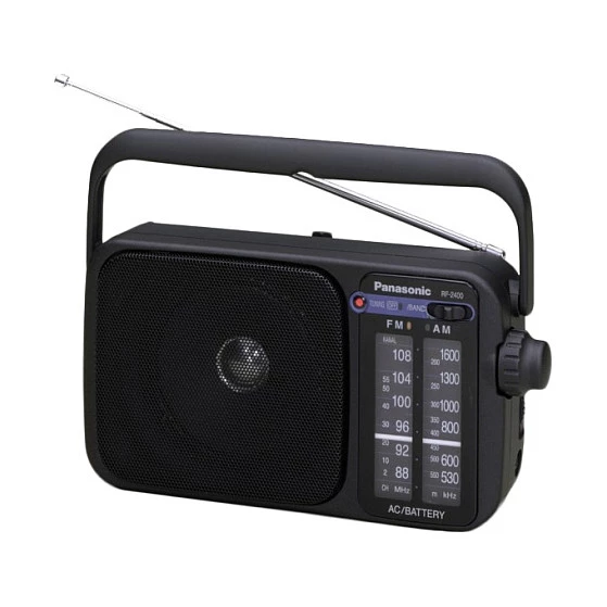 Panasonic RF-2400DEG-K pārnēsājams analogais AM/FM radio