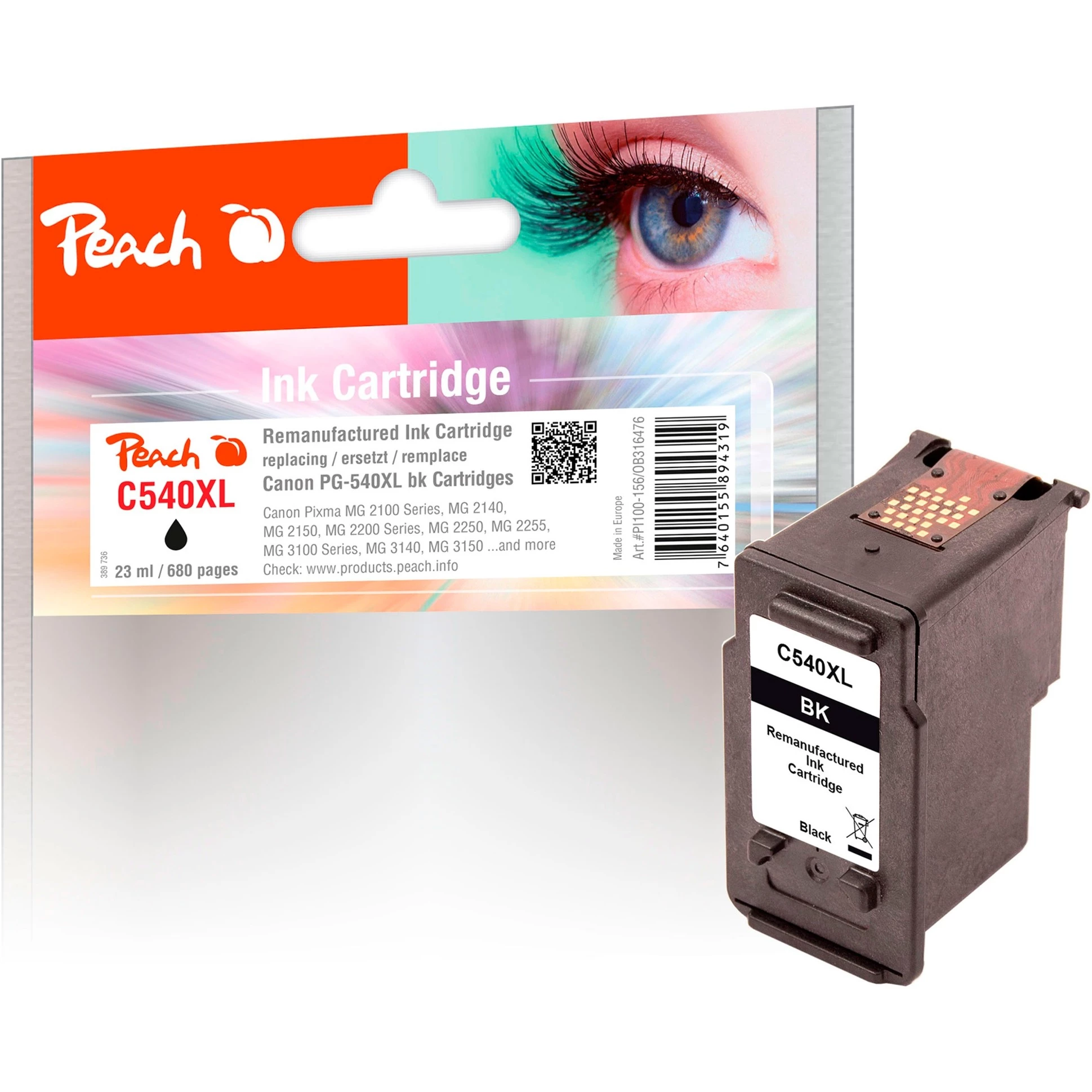 PEACH Printhead Black PI100-156 (Compatible with