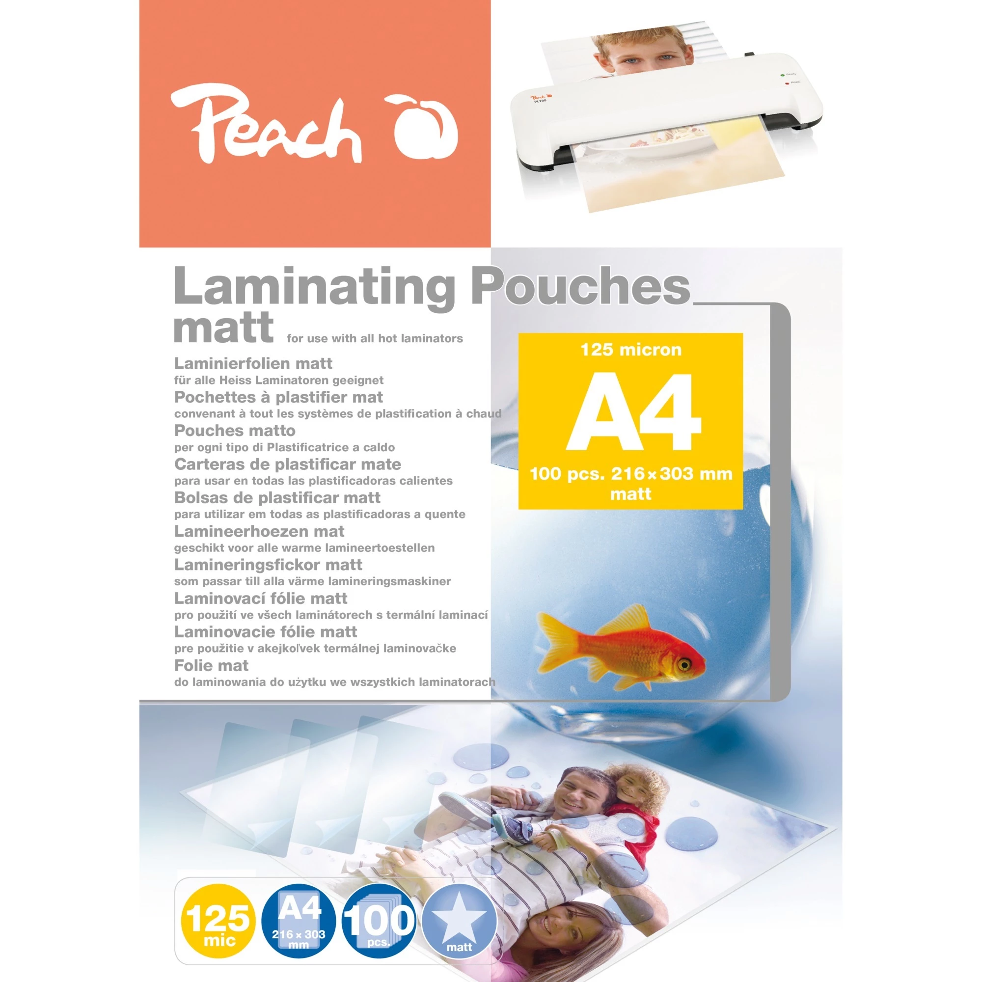 Peach S-PP525-22 Transparent Matt A4 0