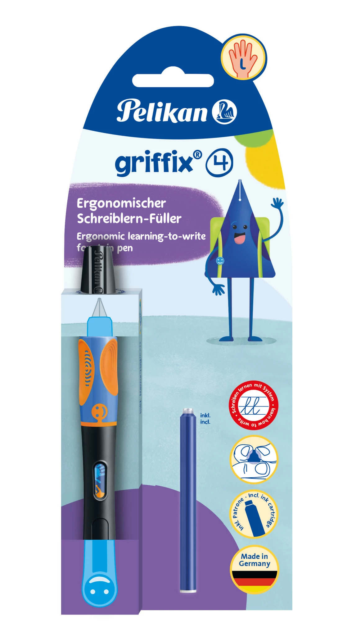 Pelikan griffix® tintes pildspalva kreiliem -