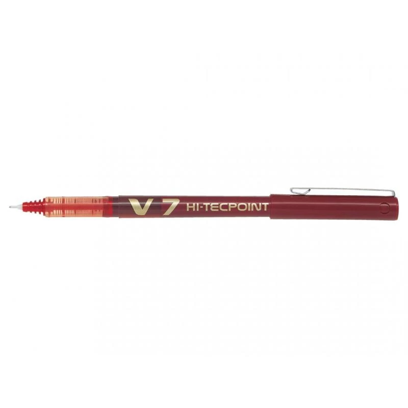 Pilot V7 sarkanā lodīšu pildspalva (BX-V7-R)