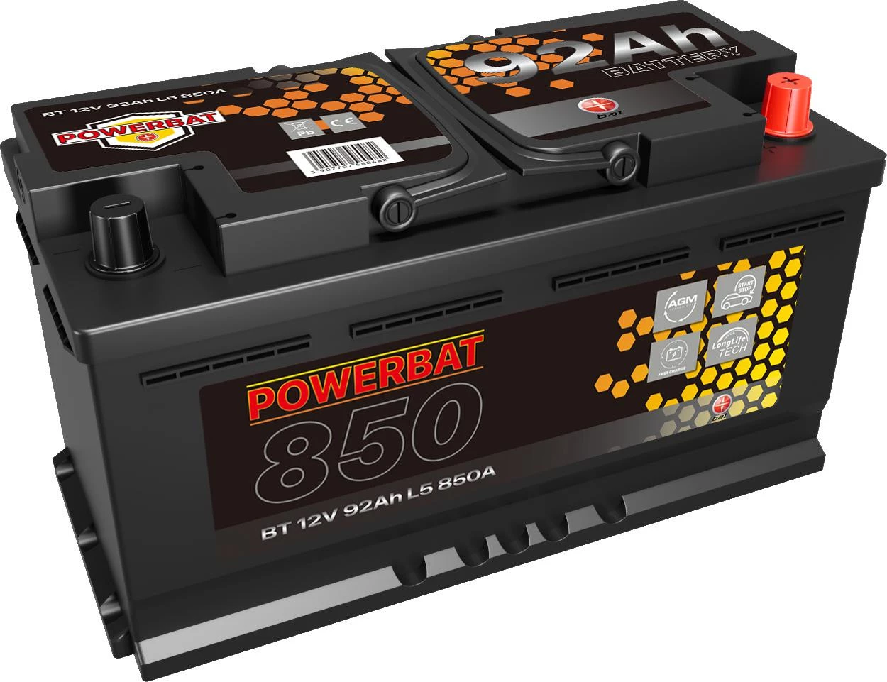 POWERBAT L5 12V 92Ah AGM Start-Stop