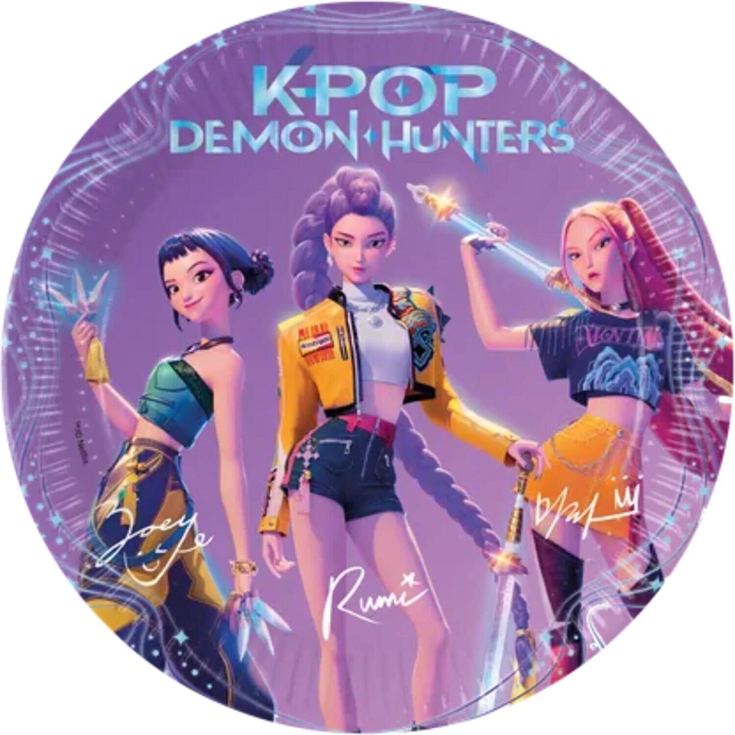 PROCOS K-Pop Demon Hunters papīra šķīvji