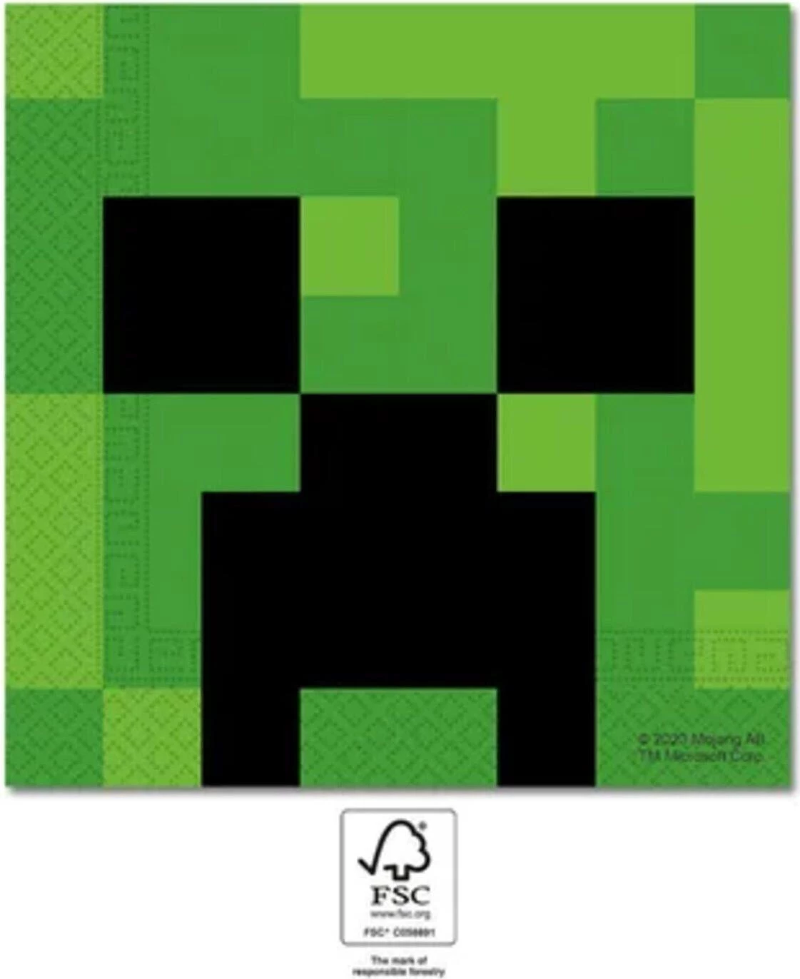Procos Minecraft Party 2 slāņu papīra