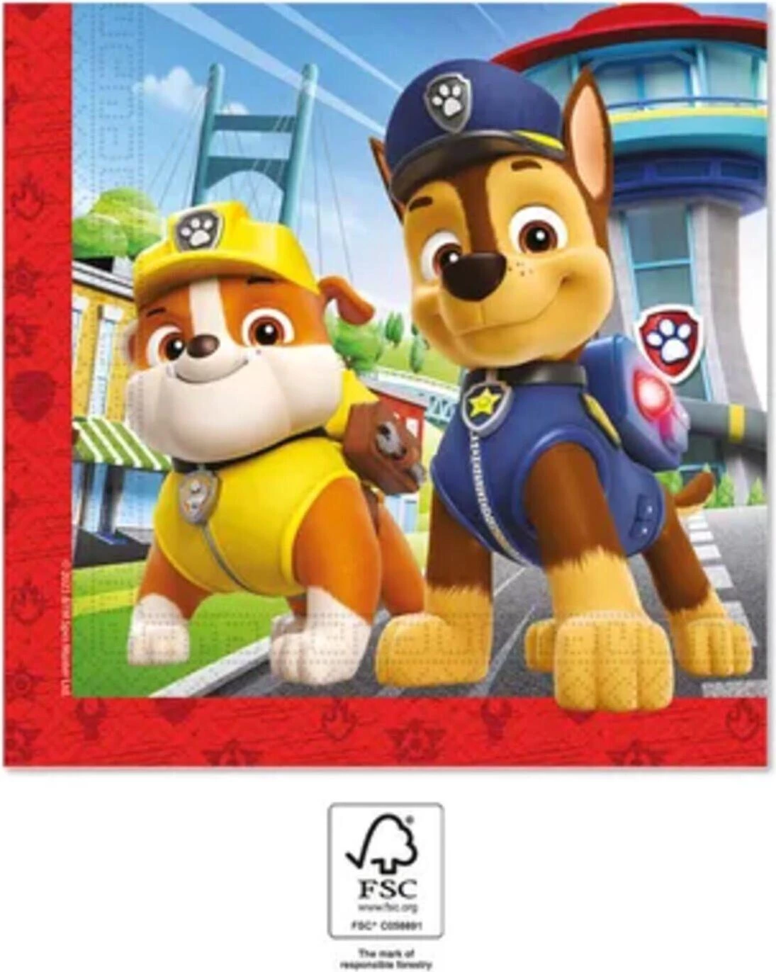 Procos Paw Patrol 2-slāņu papīra salvetes