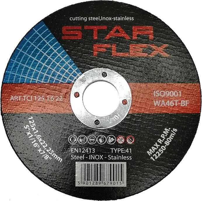 PSG Star Flex T41-125-1.6 WA46T-BF-INOX