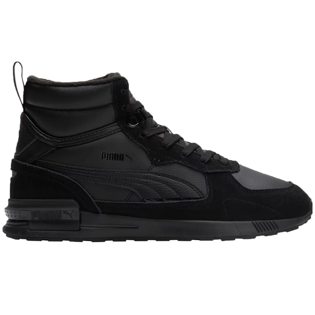 PUMA vīriešu Graviton Mid kedas, melnas