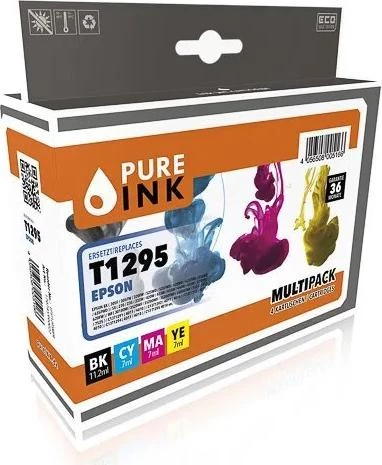 PURE INK pārstrādātas tintes kasetnes, 4