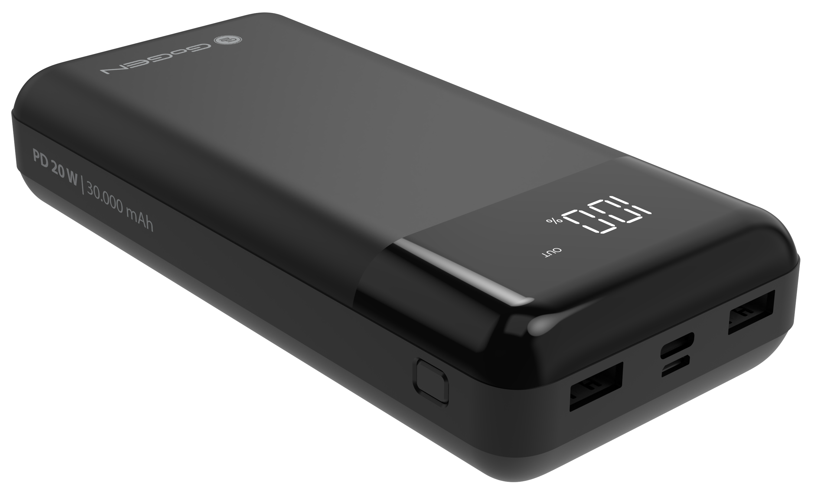 GoGEN PB300001B ārējais akumulators, 30000 mAh