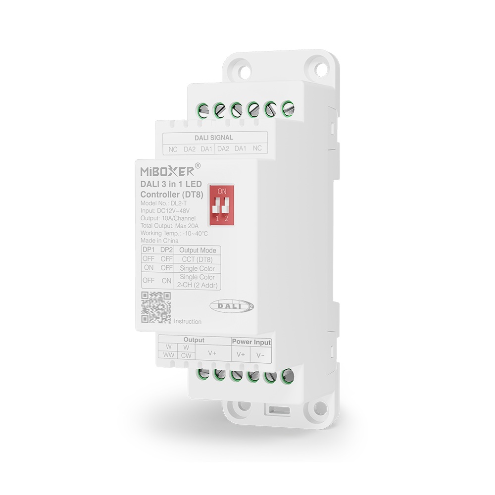 MiBoxer DL2-T DALI-2 DT8 LED kontrolieris