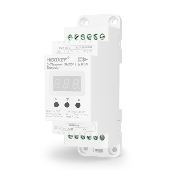MiBoxer D3-T 3 kanālu DMX512/RDM LED