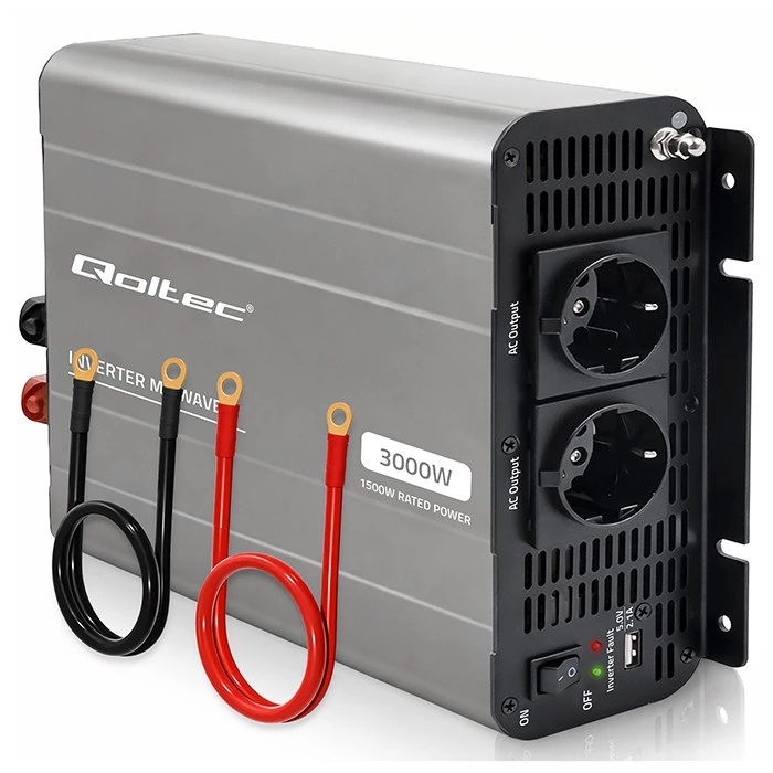 Qoltec modificēta sinusoidāla sprieguma invertors 12V