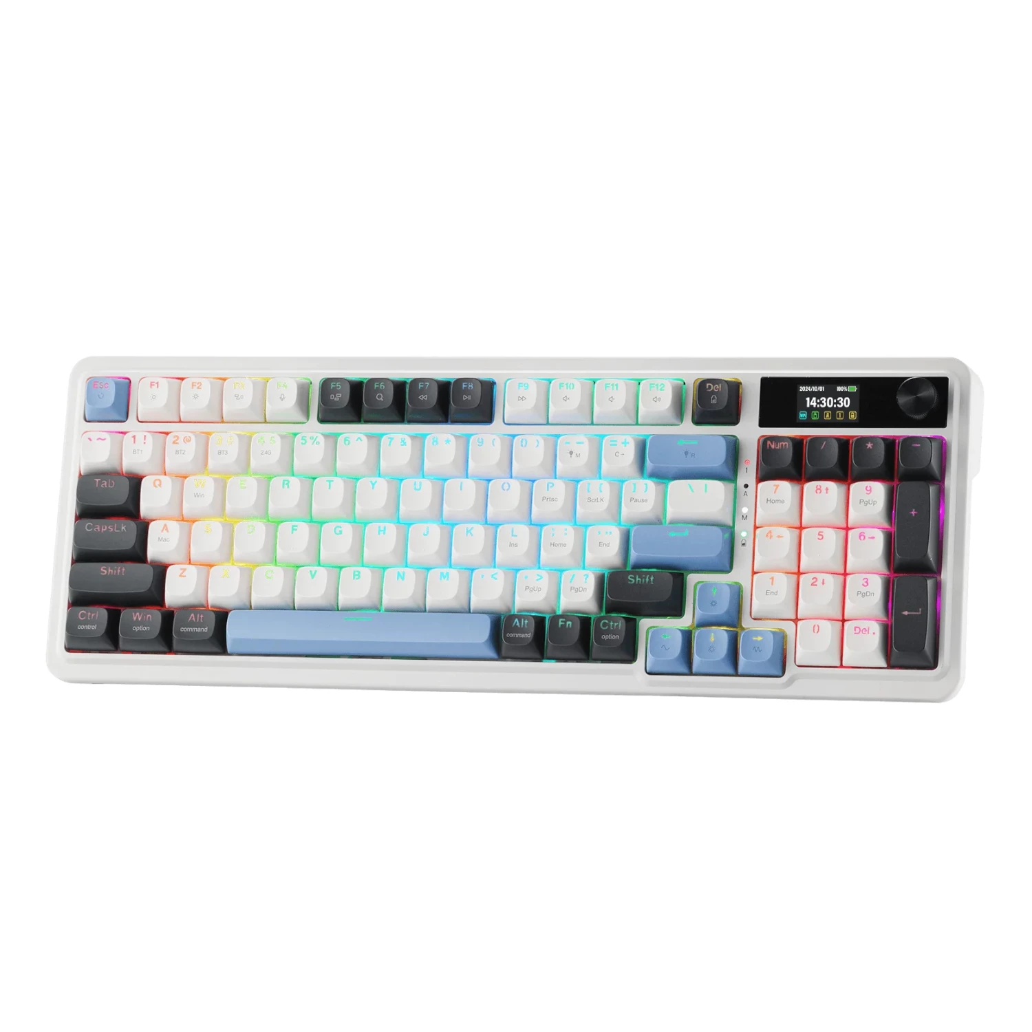 Redragon K719WGB GALATIN RGB PRO pilna