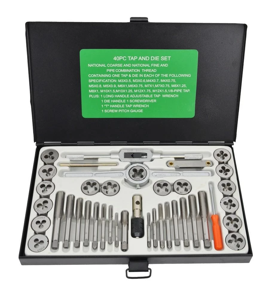 ROCKFORCE 40-Piece Metric Tap and Die
