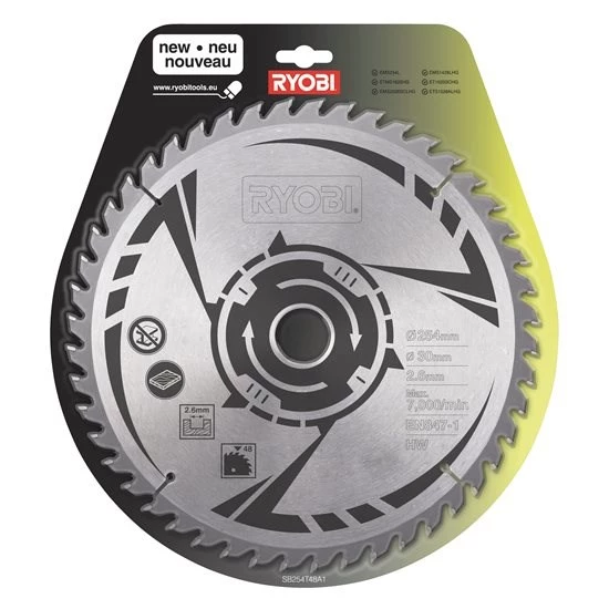 Ryobi SB254T48A1 Ripzāģa disks 254mm 48T