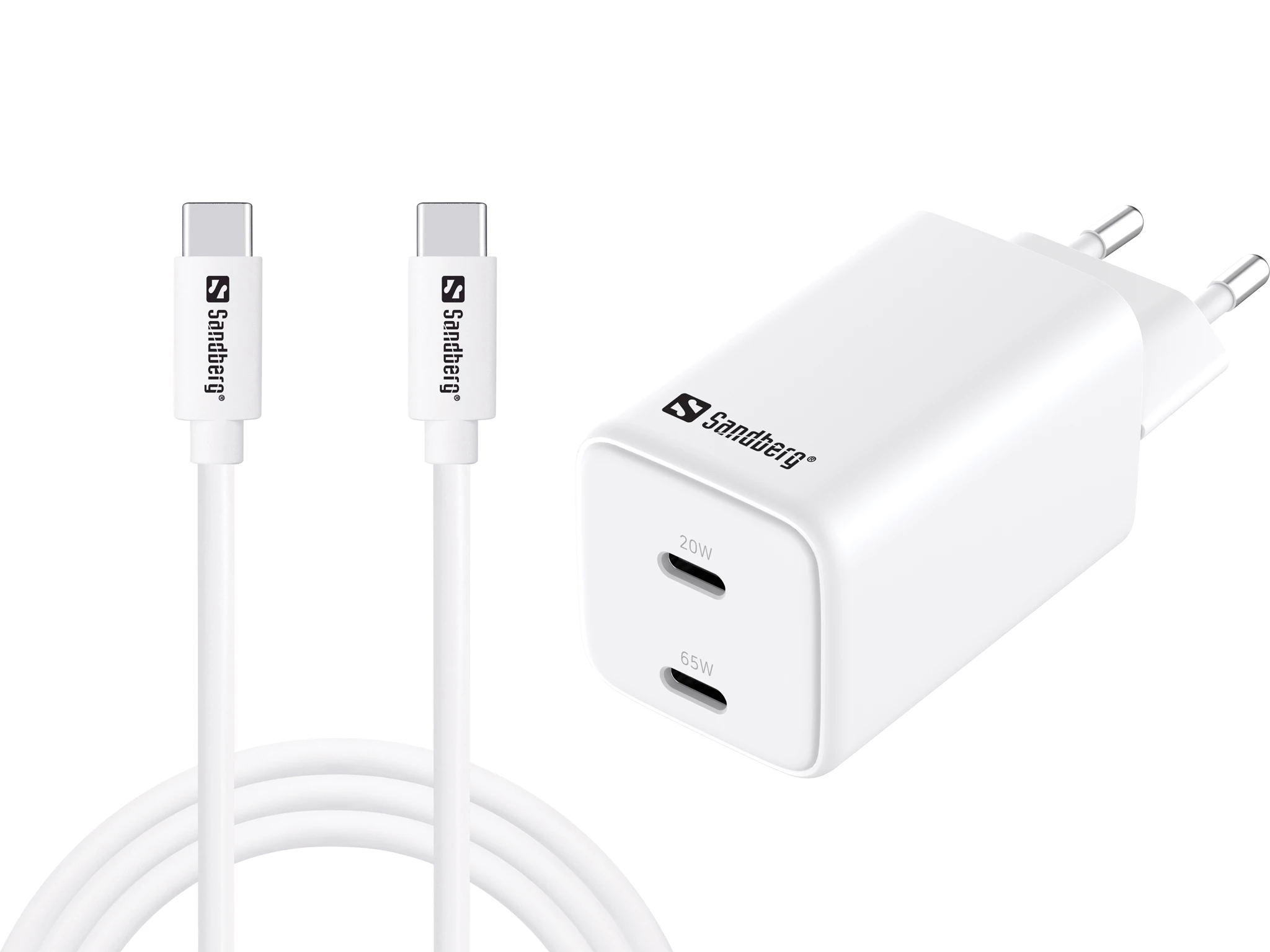 Sandberg AC lādētājs USB-C PD65W EU