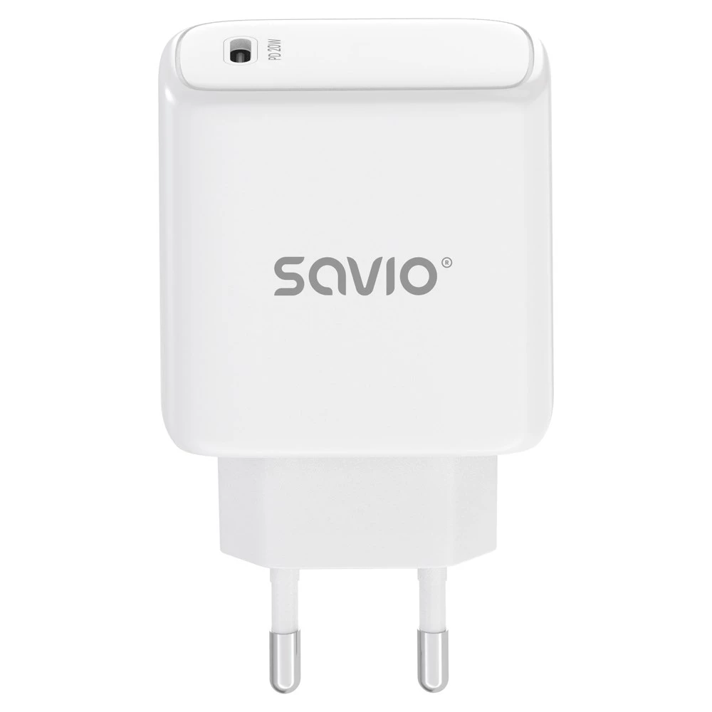 SAVIO LA-14 20W sienas lādētājs ar
