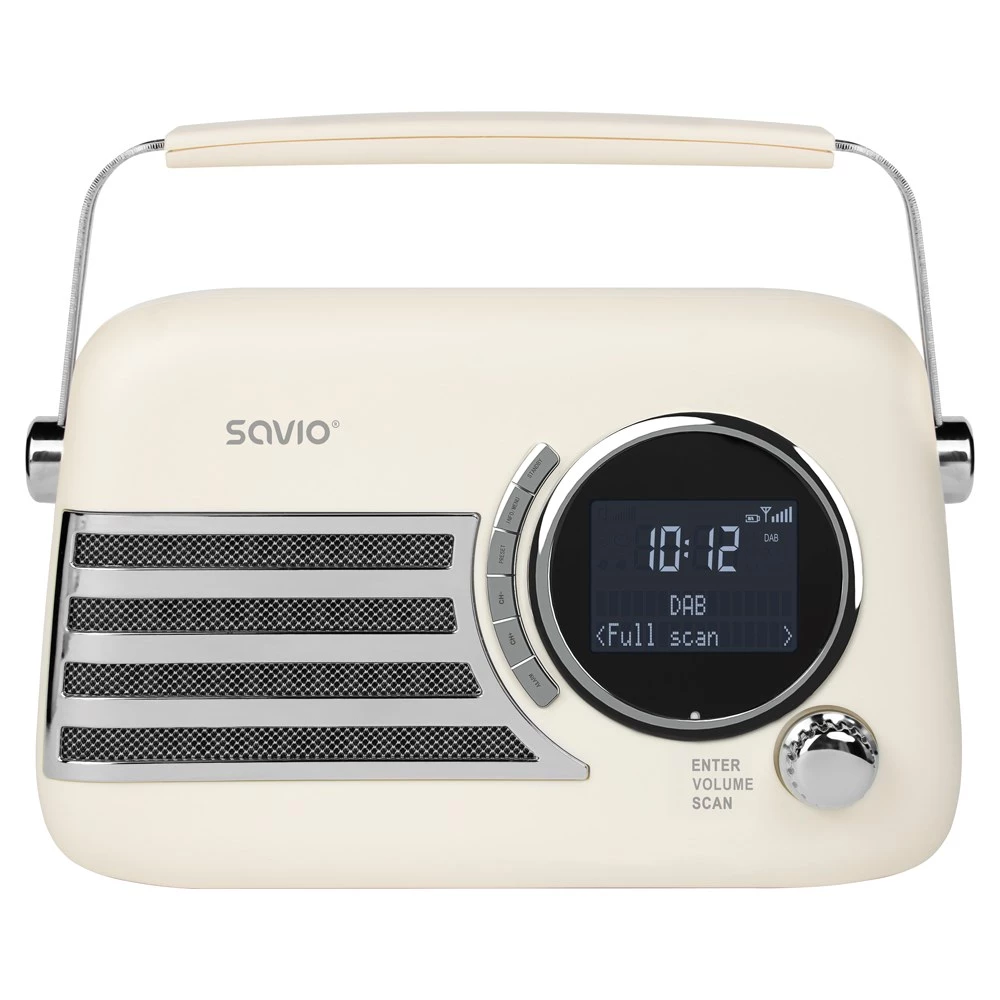 SAVIO RS-04 pārnēsājams DAB+ FM radio