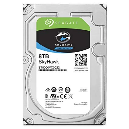 Seagate SkyHawk 8TB novērošanas cietais disks