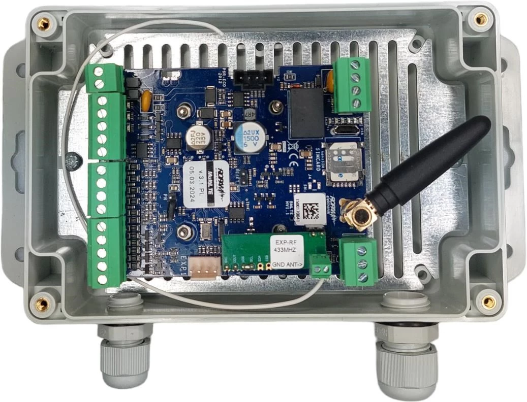 Komplekts MultiLTE-RF/AT-GSM-MINI90 ar barošanas bloku