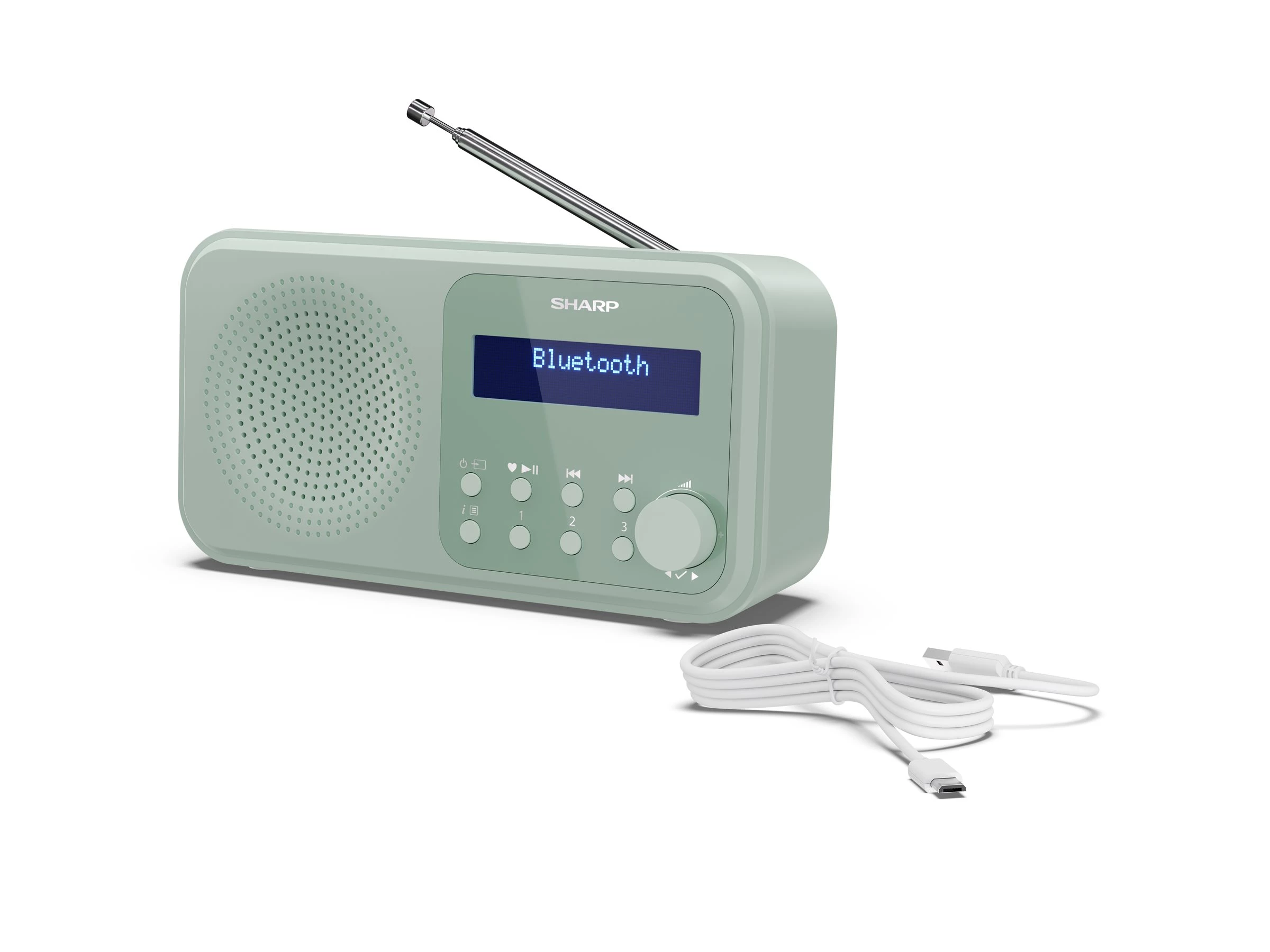 Sharp Tokyo DR-P420(GN) pārnēsājams DAB+/FM radio