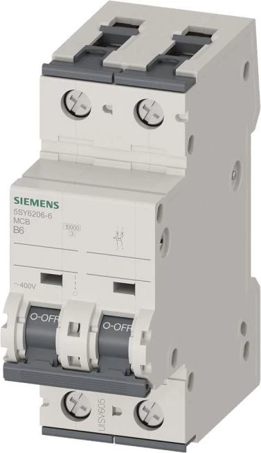 SIEMENS 5SY62066 automātiskais slēdzis 2-poliem 6A