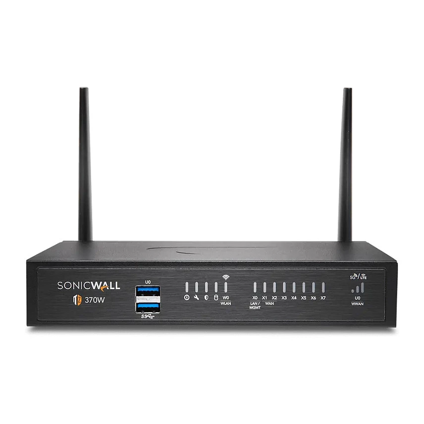 SonicWall TZ370 drošības ierīce ar 3