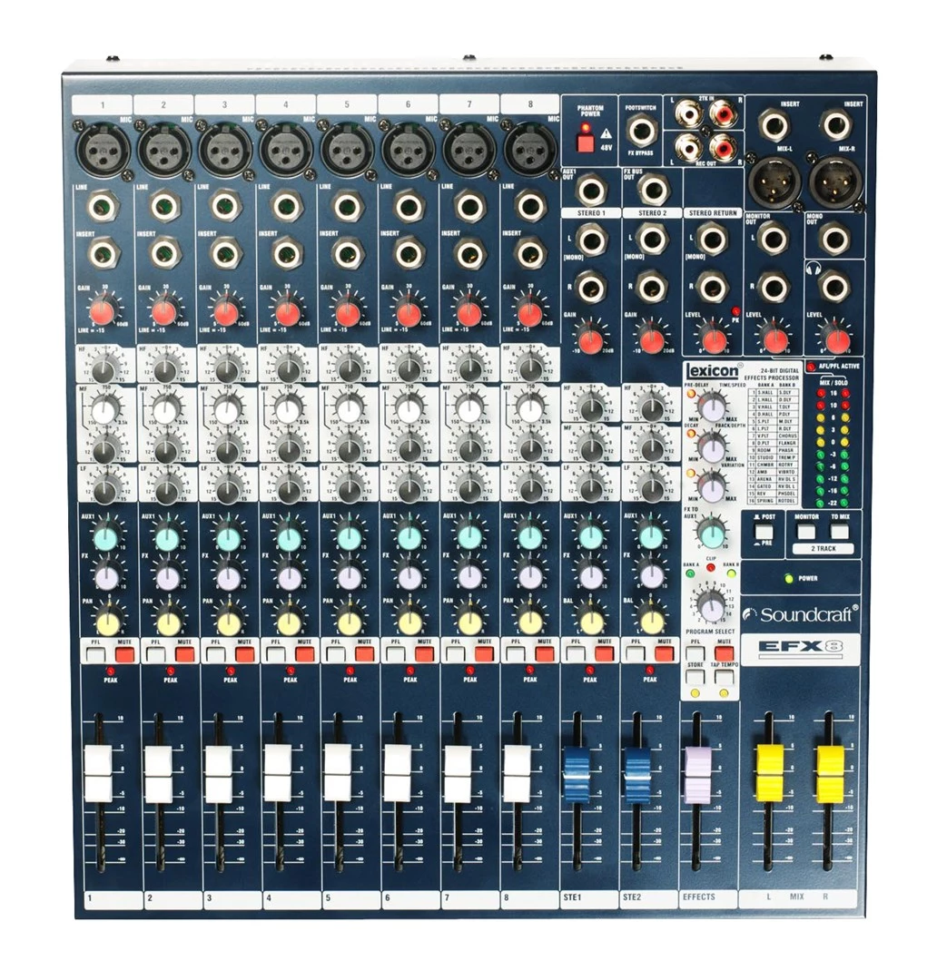 Soundcraft EFX8 Analog Mixing Console with