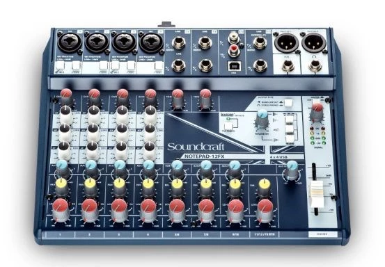 Soundcraft Notepad-12FX Analog Mixing Console with
