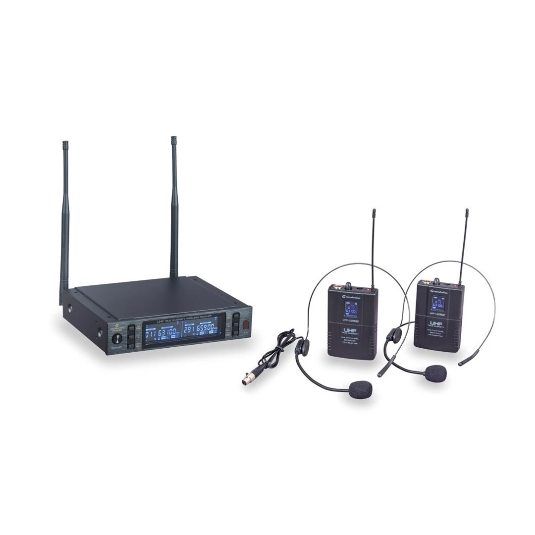 Soundsation WF-U2302PP Dual Channel UHF bezvadu