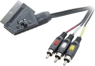 SpeaKa Professional SCART uz 3x RCA