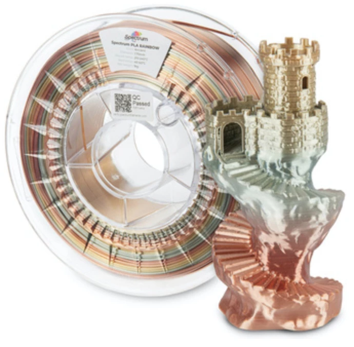 Spectrum PLA Silk Rainbow Ancient 1