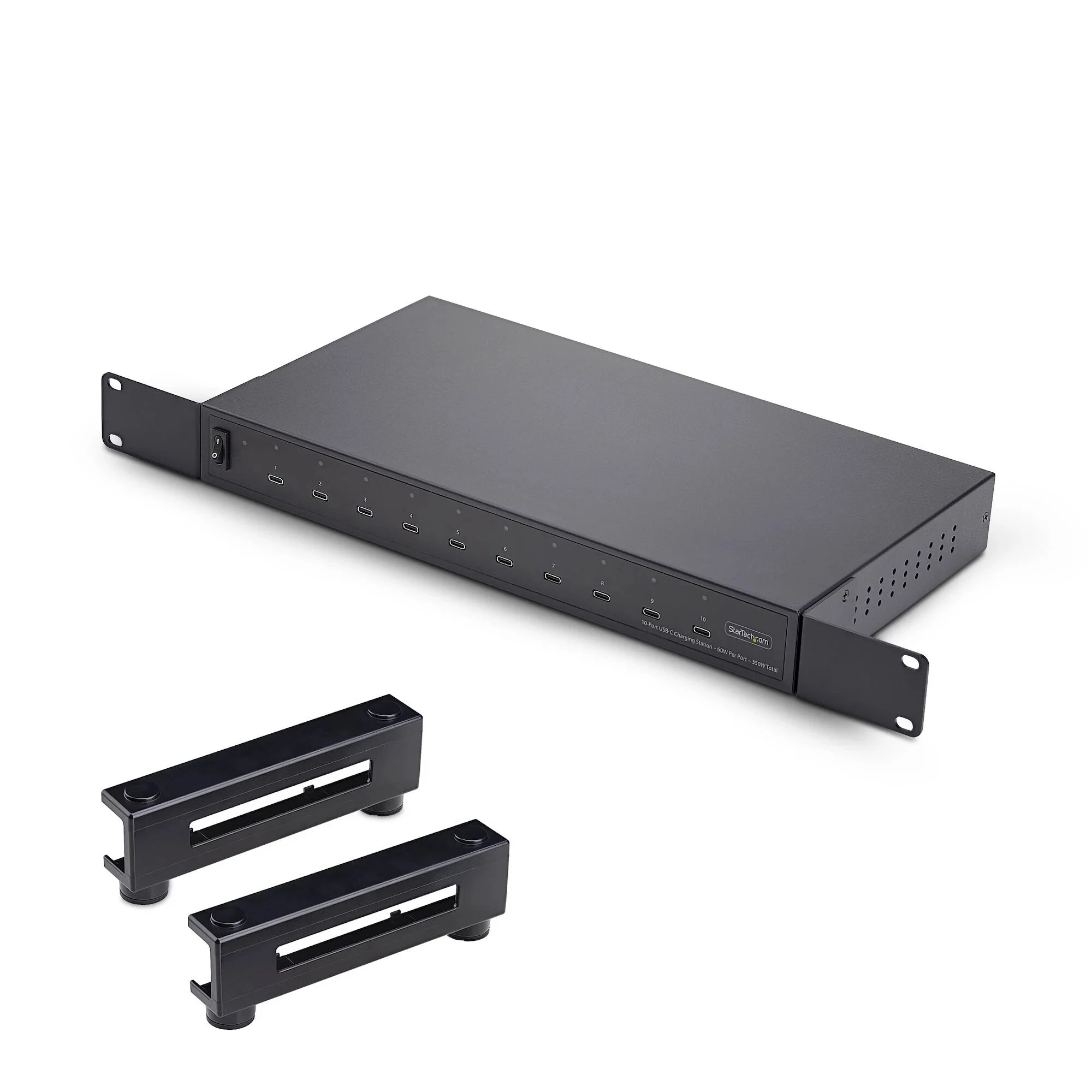 StarTech.com 10 portu USB-C uzlādes