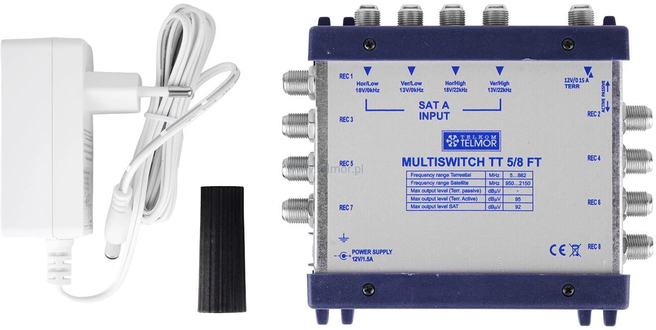 Telmor Multiswitch TT 5/8 terminālis –