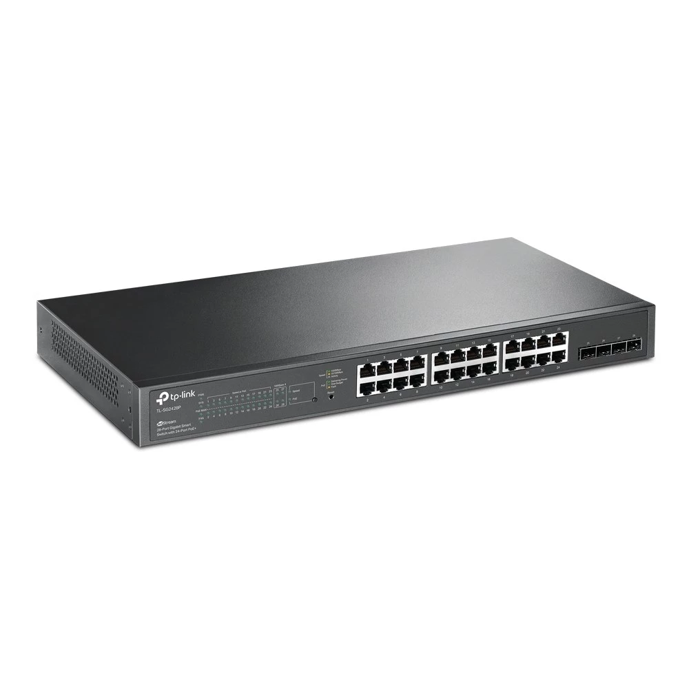 TP-Link JetStream 28 portu Gigabit viedais