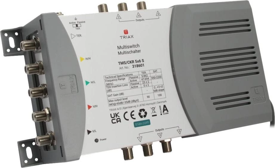 TRIAX TMS 5/6S multiswitch 4 SAT