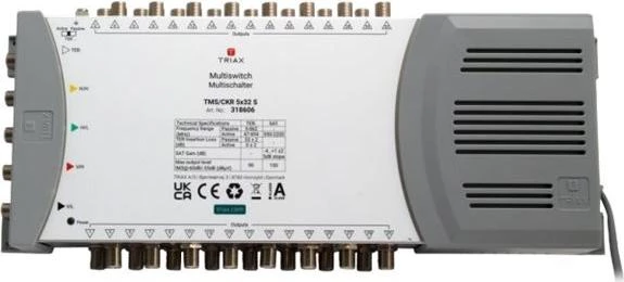 TRIAX TMS/CKR 5x24S vienvietīgs multislēdzis 4SAT+1Terr