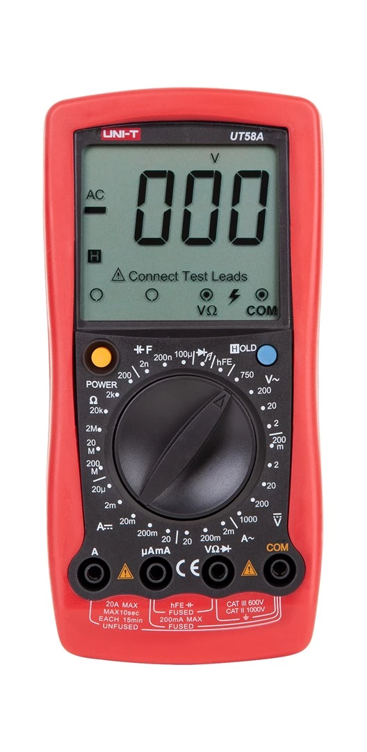 UNI-T UT58A Digitālais Multimetrs 3999 Counts